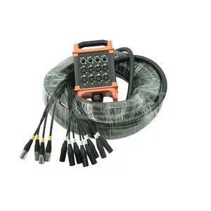 Vicenray processus d'origine câble de fil de serpent multi-cœurs câble audio hifi 6 canaux boîte de scène pour câble de collation