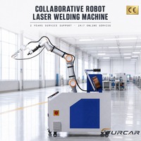 Robot collaboratif de soudage laser 1000W 3000W, machine de soudage laser Cobot pour plaques fines et moyennes, faible distorsion thermique