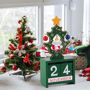 Ein hölzerner Weihnachts kalender ist die HS-Weihnachts dekoration für Ihr Home-Office-Geschäft oder Café, um ein festliches <span class=keywords><strong>Atmosp</strong></span> zu schaffen - Product Image 4