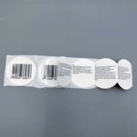 Autocollants multicouches personnalisés pour livrets, autocollants pliables recyclables pour pots de bougies, étiquettes à décoller et à révéler pour cosmétiques