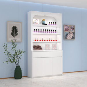 Estante de Pared para Esmaltes de Uñas 2025, Mueble Exhibidor de Productos de Belleza, Estante para Esmaltes de Uñas para Salón de Manicura - Product Image 2