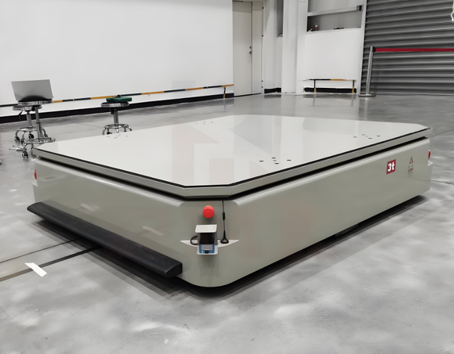 Pallet Piggyback agv Robot - Self-guided Vehicle with a Maximum Load Capacity of 20ton for Material Handling