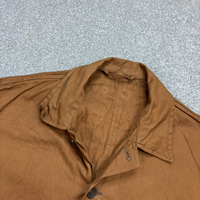 Veste de travail pour homme avec logo personnalisé, style vintage français, en coton bleu, veste de travail décontractée, veste de travail brodée