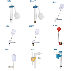 Válvula de llenado de inodoro de bola flotante de PP moderna, de fácil instalación, superventas, con ahorro de agua, para <span class=keywords><strong>cisterna</strong></span> de baño de hotel - Product Image 1