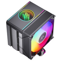 Enfriador de CPU SNOWMAN MX96-V3 SE ARGB, 6 Tubos de Calor, Ventilador DS90 PWM de 90 mm, TDP de 180 W, Disipador de Calor por Aire, Compatible con Intel LGA, AMD AM5, Todos los Sockets de CPU