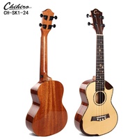 CH-SK1-24 TOP One ยอดนิยม Babson Ukulele ดีราคา 4 Strings คุณภาพสูง Cutaway Acoustic Ukulele