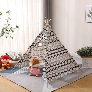 Maison de jeu féerique pour filles, tente extérieure en bois pour enfants, matériel écologique, tentes de plage pour bébés à vendre - Product Image 6