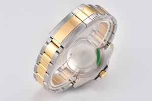 Reloj deportivo mecánico de diseño personalizado con movimiento especial 3186, acero inoxidable de alta calidad, manecillas transparentes e impermeables. - Product Image 3