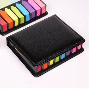 wholesale customized advertising note book colorful PET combo hard shell cover sticky note