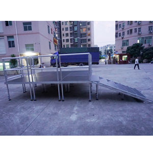 1x2m Portable Lightweight Aluminum Outdoor Event Stage Deck Platform with Easy Assembly TUV & CE Certified - Product Image 1