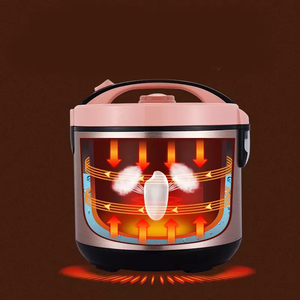 Cuisinière à <span class=keywords><strong>riz</strong></span> automatique de luxe, forme cylindrique, acier inoxydable, revêtement antiadhésif, écran LED numérique, capacité 1,8L-2,8L, mécanique - Product Image 4