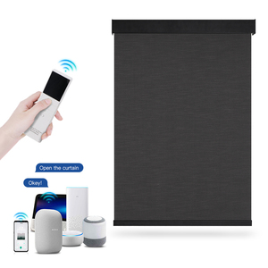 Tende a Rullo Elettriche Motorizzate Smart Tuya Zigbee per Camera da Letto Moderna, Oscuranti Automatici per Hotel, Colore Nero - Product Image 3