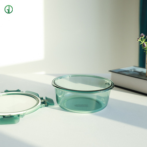 Juego de Recipientes de Vidrio de Borosilicato con Tapa Hermética para Almacenamiento de Alimentos de Cocina, Recipientes Herméticos para Lonchera de Adultos, Venta al por Mayor Personalizada - Product Image 3