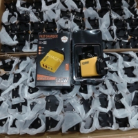 Pengisi Daya Dinding USB-C PD 120W 4 Port, Pengisian Cepat 3.0, Adaptor Ponsel OTP Pengisian Cepat