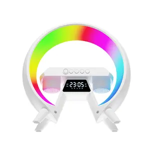 Bluetooth Audio RGB Atmosphärenlicht Smartphone Led-Licht Bluetooth Lautsprecher mit Weckerlicht Multi-Funktion Smart Audio