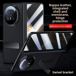 Compatible with Honor Magic V5 <b>phone</b> case magnetic hinge full coverage rotating stand front and back double cover full coverage - Product Image 1