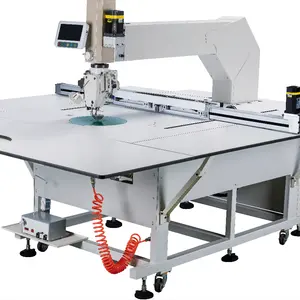 QK-318 полностью автоматическая 360 градусов Вращающаяся головка шаблон швейная машина
