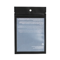 Pochette en PE blanche personnalisée avec fermeture éclair, sac en plastique transparent auto-scellant pour le stockage de gâteaux et de vodka, thermoscellage en usine