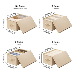 Hot bán có thể gập lại đồ lót đồ chơi đồ lặt vặt hộp lưu trữ nhà tổ chức cho tủ quần áo quần & vớ lưu trữ hộ gia đình sử dụng - Product Image 6