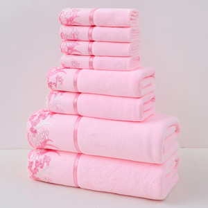 Bán Buôn Sợi Nhỏ Tắm Khăn Tắm Nhanh Chóng Khô Và Nén Dệt Kim Với Ren Thiết Kế - Product Image 1