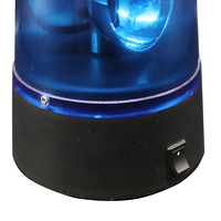 Anpassbare LED Mini Disco Lichter Moderne rot blaue Lampe funkelnd drehbar für Kinder Energie effizientes Weihnachts-Thanksgiving