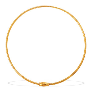 Collier Pendentif Géométrique Creux en Alliage de Zinc Or Argent Chaîne Clavicule Bijoux Tendance - Product Image 5