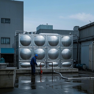 Réservoir d'eau en acier inoxydable 10L personnalisé petit mini réservoir sous pression rectangulaire 220V réservoir d'eau en acier inoxydable pour l'eau - Product Image 5