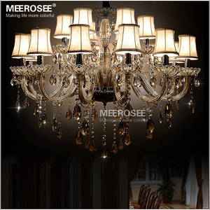 Lampadario Moderno di Lusso Meerosee in Cristallo Grande e Semplice Luci in Cristallo K9 per Arredamento Casa Lamparas Sospesi Lustras MD8577 - Product Image 3