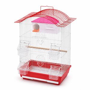 Cage à oiseaux portable d'intérieur et d'extérieur en fer forgé, grande cage de villa, habitat durable pour perroquets et thrushes - Product Image 4