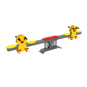 Balançoire à ressorts en PE pour enfants, équipement de terrain de jeu pour parcs publics, vente en gros, fabricant chinois - Product Image 6