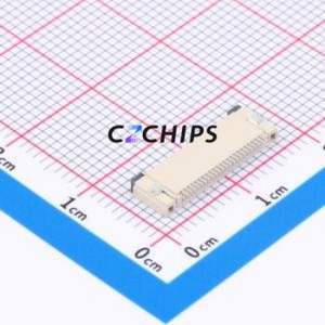 FPC-0.5FX-23PWCR-H20 FFC/FPC Connector SMD,P=0.5mm,Horizontal Mount Connector Flip Cover Type Bottom Contact 23P 0.5mm - Product Image 2