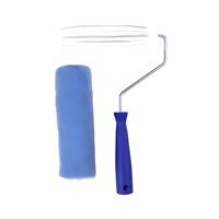 Brosse à Rouleau en Polyester de 7 Pouces pour Peinture au Latex Outil de Revêtement, DIY Sans Angle Mort, OEM Personnalisable