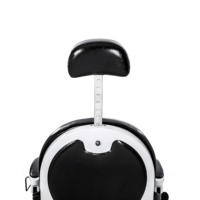 Matériel de salon de coiffure en gros : Fauteuil de barbier robuste en cuir PU souple, imperméable, anti-fatigue, couleur Pantone, pour salon de coiffure, OEM