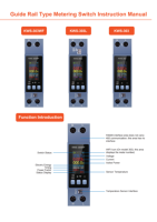WiFi Tuya DIN Rail AC Voltmeter Digital Pengukur Energi Arus Pemutus Sirkuit Listrik Penghitung Konsumsi Meter Wattmeter ATORCH 1.0
