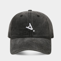 Gorra de Béisbol Personalizada con Logotipo Bordado, de Algodón Lavado, Estilo Vintage, sin Estructura, de 6 Paneles, Ajustable, para Correr