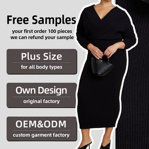 Fabricant de vêtements sur mesure grande taille pour femmes – Robe élégante asymétrique à épaule dénudée avec fronces – Usine de confection OEM/ODM – Plusieurs modèles 2026 - Product Image 2