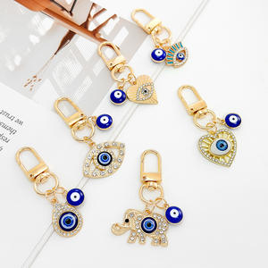 Chaveiro Criativo Olho do Diabo em Liga com Design de Gota de Óleo Estilo Sombrio Presente - Product Image 1