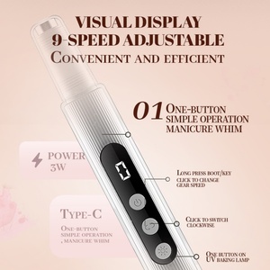 Wholesale Cordless <b>Nail</b> Drill Professional Rechargeable <b>Nail</b> Drill Gel Polishing Machine <b>Nail</b> Equipment - Product Image 6