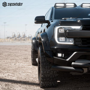 Nouveau pare-chocs avant tout-terrain Bull Bar passage de roue 4X4 large garde-boue fusées pour Ford Ranger Raptor 2025 accessoires - Product Image 4