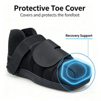 Chaussure post-opératoire à bout fermé CE ISO, protège les orteils des blessures et des infections, espace supplémentaire pour pied blessé, correction de hallux valgus, ODM OEM
