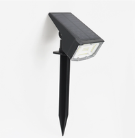 Lampe murale solaire extérieure à détection de mouvement, panneau solaire séparé, angle réglable, étanche, lampe de sécurité LED pour la maison et le jardin