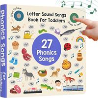 Libro de Sonidos Interactivo en Oferta - Libro de Canciones Fonéticas - Canciones con Sonidos para Niños - Libro de Aprendizaje de Sonidos para Preescolar y Jardín de Infancia