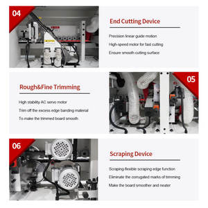 Máquina de bandas de borde automática Máquina de bandas de borde <span class=keywords><strong>L</strong></span> Máquina de corte de bandas de borde - Product Image 6