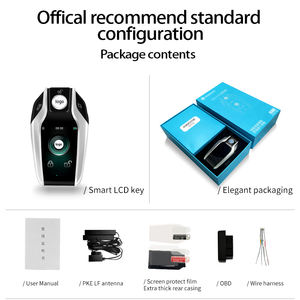 אוניברסלי Keyless כניסת מערכת רכב רכב LCD חכם רכב מפתח <span class=keywords><strong>OEM</strong></span> מקורי מפתח Retrofit LED מגע צבעוני התאמה אישית - Product Image 4