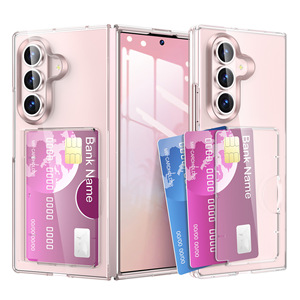เคสใส่บัตรสำหรับ Samsung Z Fold 7, มีช่องใส่บัตร 3 ช่องและช่องใส่เงินในตัว, เคสกันกระแทกแบบกระเป๋าสตางค์สำหรับ Z Fold 8 Ultra - Product Image 3