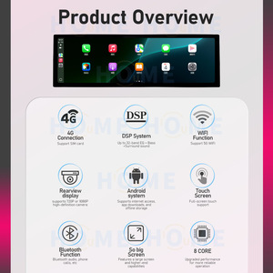 Sistema Multimedia Inalámbrico para Automóvil con Carplay, Control Central Android para Benz Clase A W176 CLA C117 GLA X156, Unidad Principal con GPS y Navegación - Product Image 3