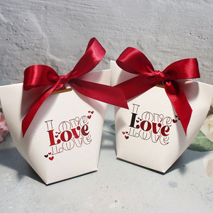 Caja de Dulces Romántica para Bodas, Caja de <span class=keywords><strong>Bombones</strong></span> de Chocolate para el Día de San Valentín, Caja de Regalo para Recuerdos - Product Image 1