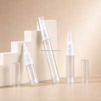 Vente en gros de produits de soin de la peau personnalisables : sérum, crème pour le visage, crème pour les yeux, lotion, shampoing, flacon pompe sans air rechargeable en plastique de 5 ml