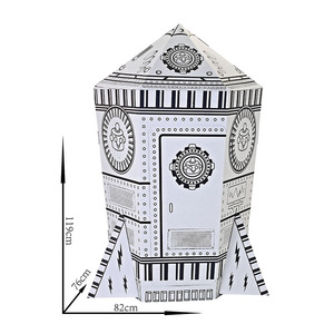 Mainan Anak-anak Gambar 3D Roket Besar, Kit Mainan Swakriya dengan Kotak Musik Ringan - Product Image 3