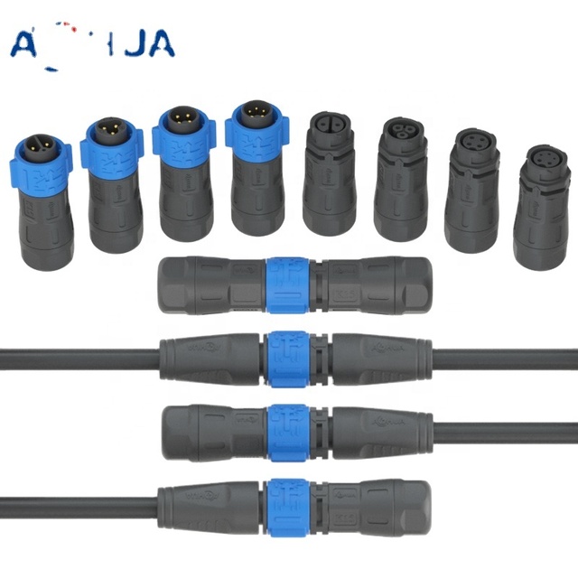 M20 Waterproof Self-Locking Field Connector 2+3 Pin Wire Wire with 5P Pins